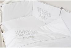 Постільний комплект 6 ел Twins Little Baby 4042-TLB-10, white/grey